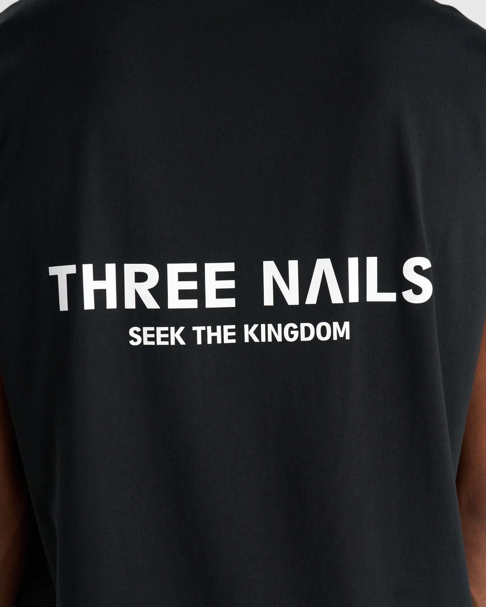 Core Oversized Muscle Tank "STK" - Black