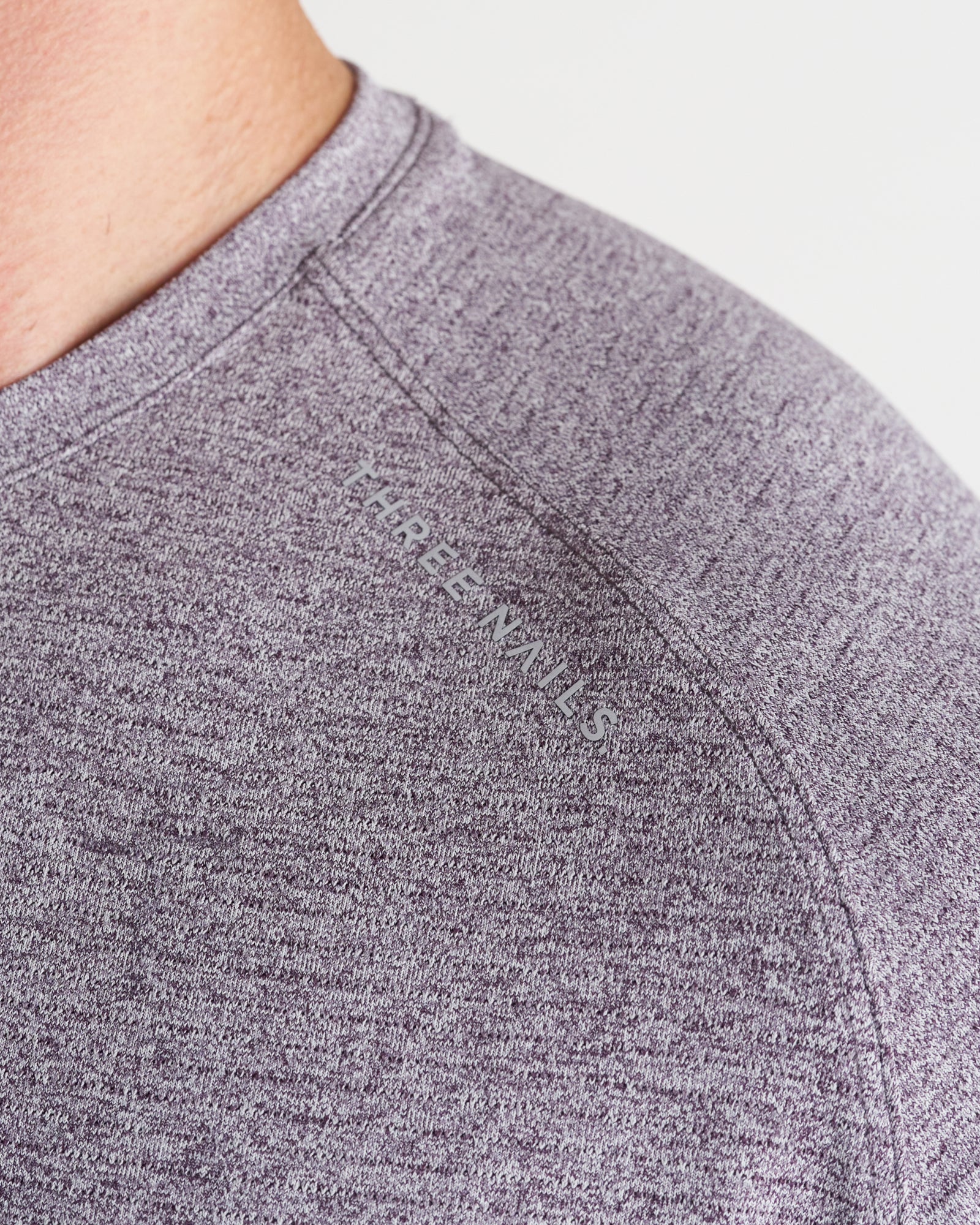 Aion-Lite™ Tee "Three Nails" - Nightshade Marl