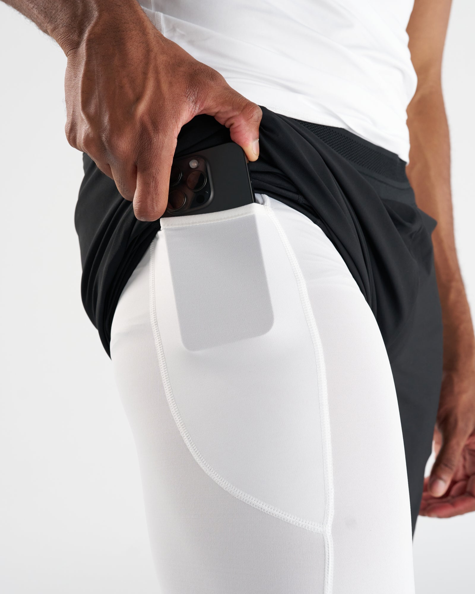 Baselayer 3/4 Length Legging - White