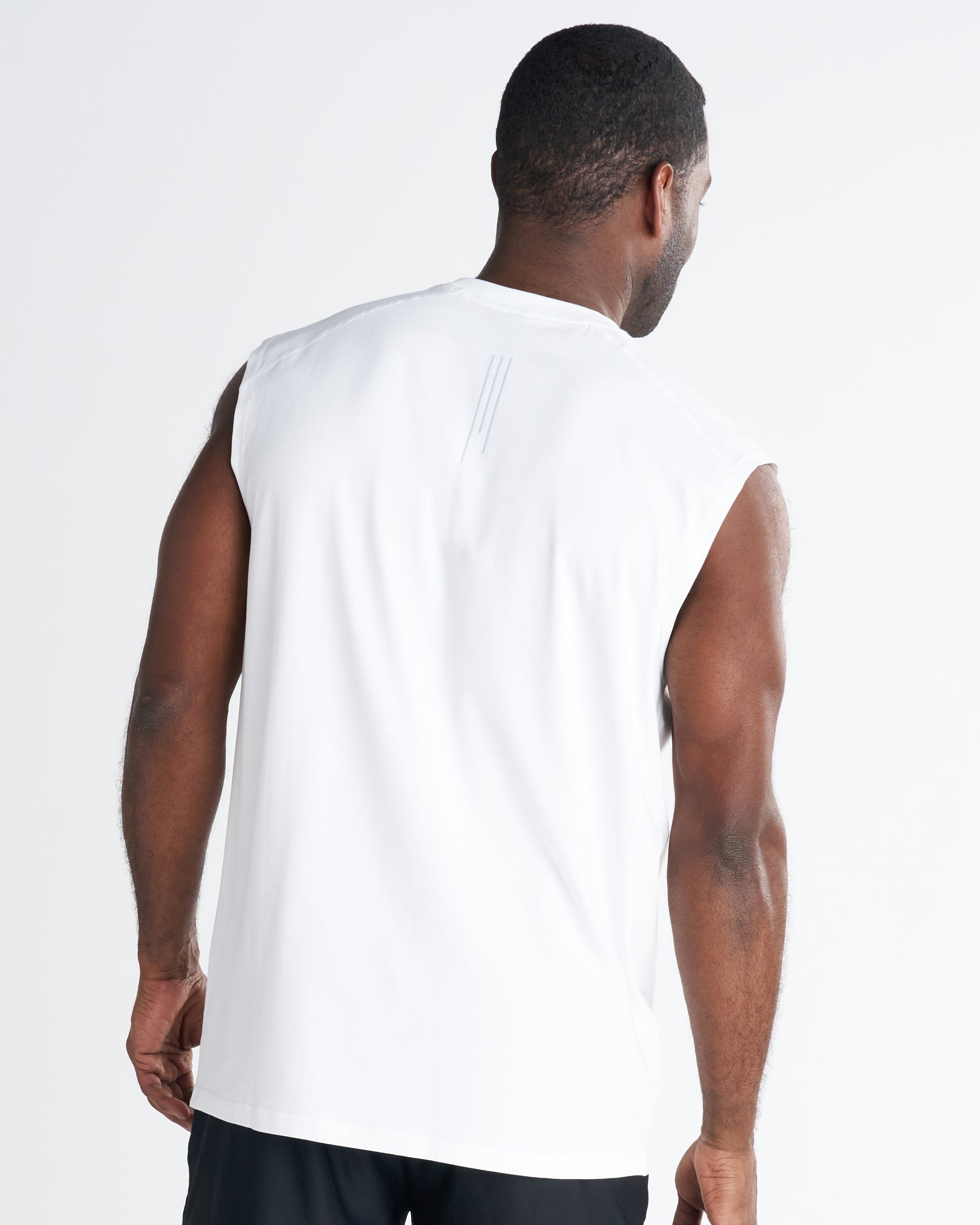 Core Raglan Cutoff - White