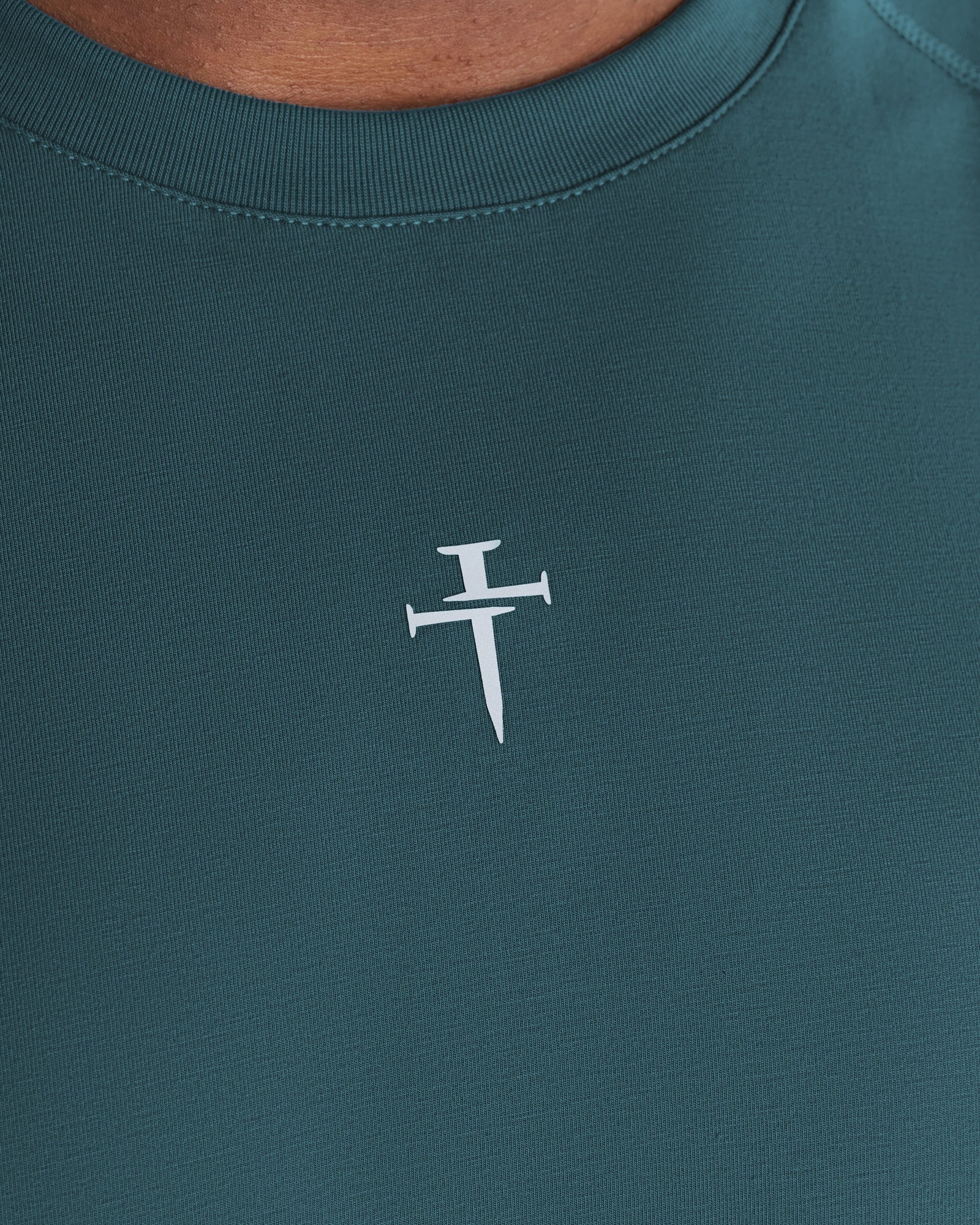 Core Raglan Cutoff - Teal