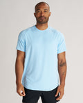 Aion-Lite™ Tee "Three Nails" - Sky Blue Marl