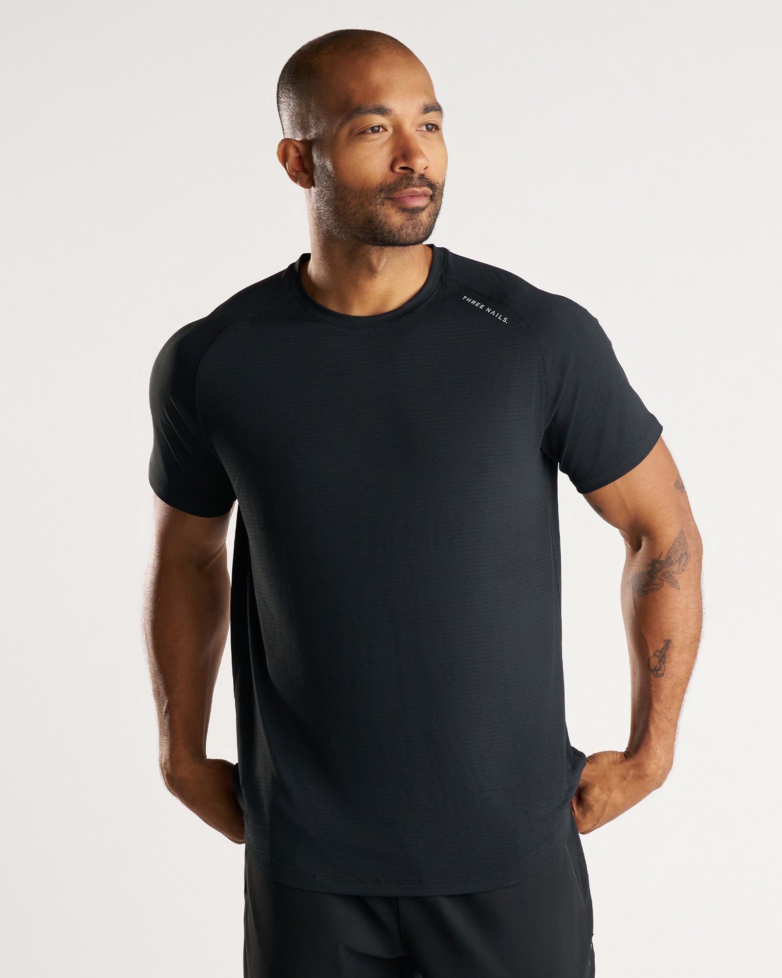 Aion-Lite™ Tee "Three Nails" - Black