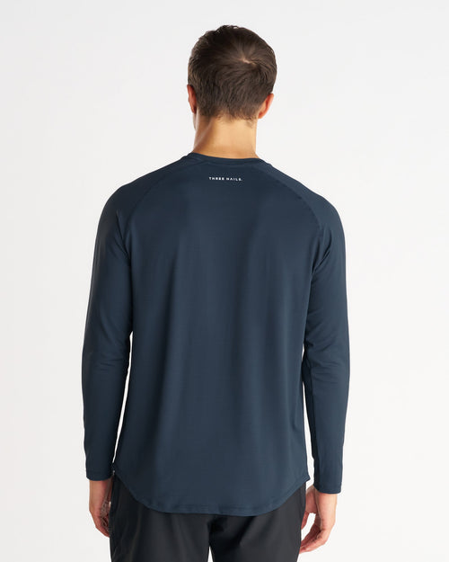 Aion-Lite™ Long Sleeve "Cross" - Midnight Navy