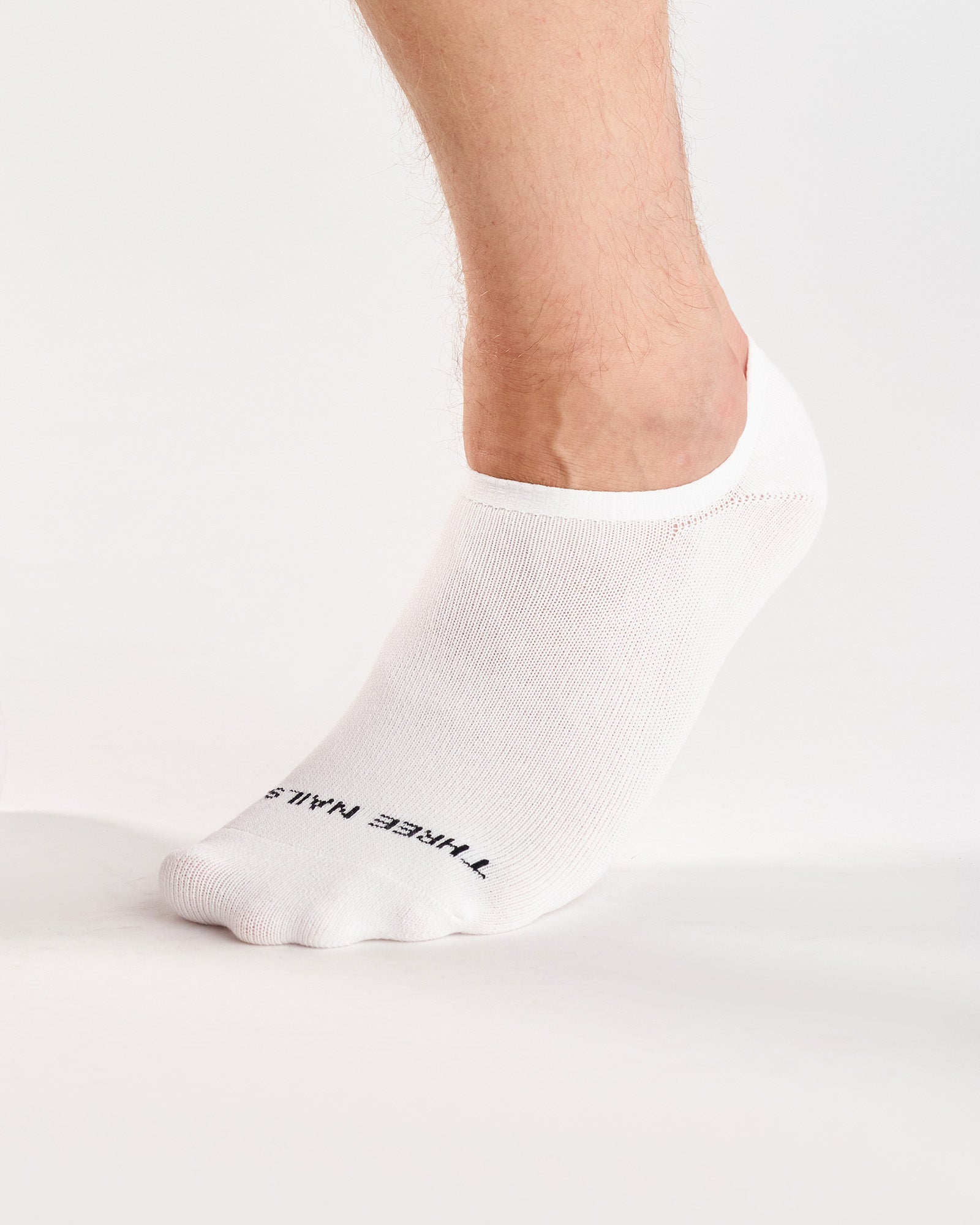 Essential No-Show Socks (3 Pack) - White