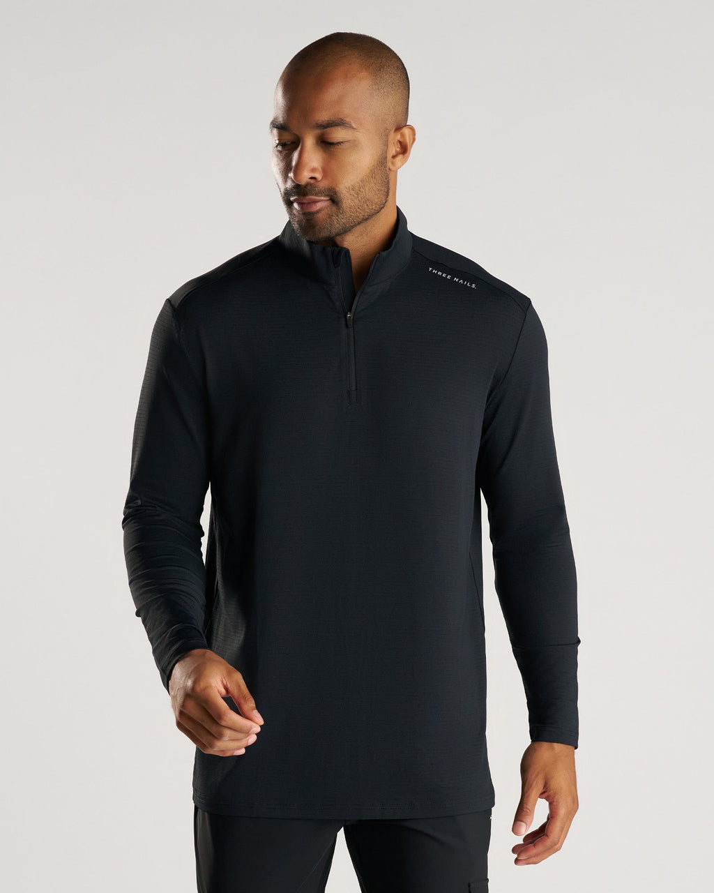 Aion-Lite™ Quarter Zip - Black