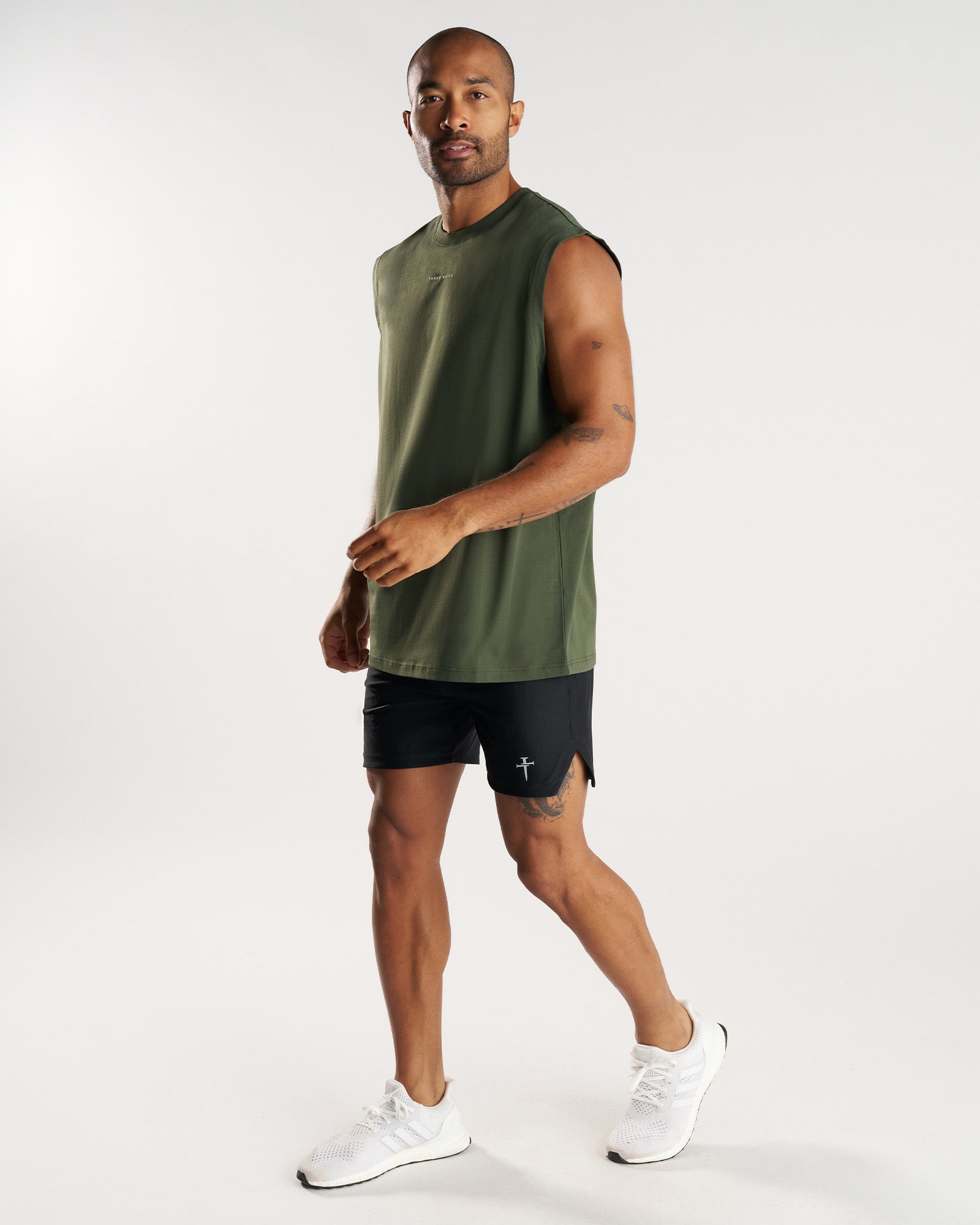 Core Oversized Muscle Tank - Dark Pine