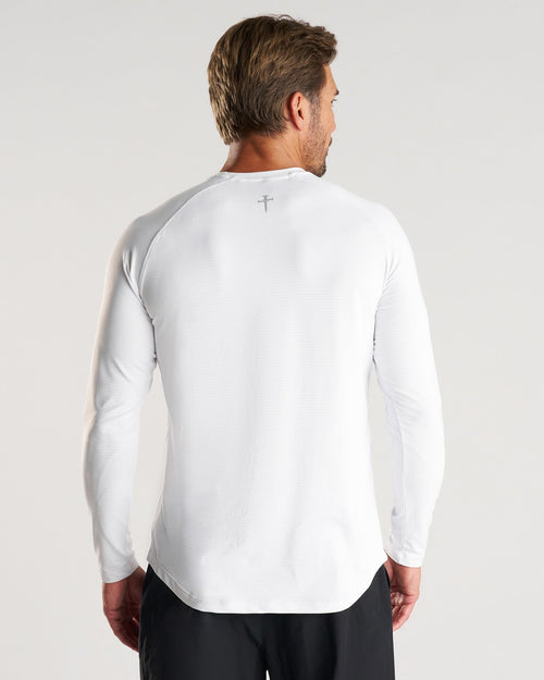 Aion-Lite™ Long Sleeve "Three Nails" - White