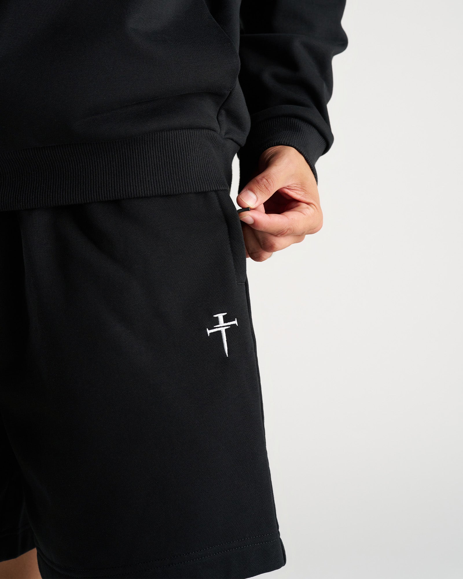 French Terry Sweatshorts - Black